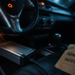 Défaut moteur faites réparer le véhicule : voyant moteur et valise OBD branchée