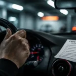 Faute éliminatoire mais permis obtenu : examen permis dans une voiture