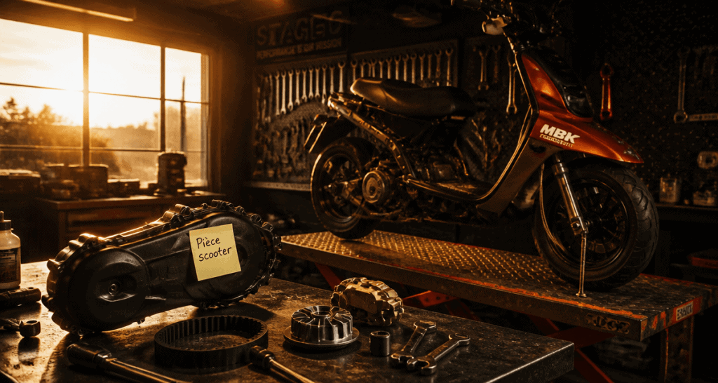 piece scooter mbk booster atelier