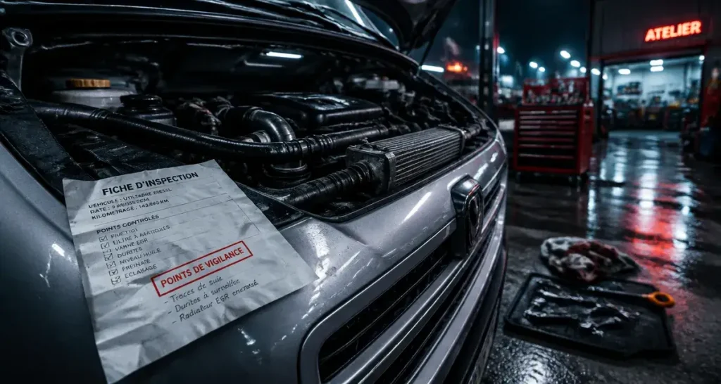 Utilitaire à éviter : moteur diesel et EGR à inspecter