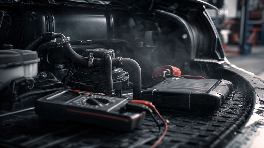 Canister voiture HS, odeurs essence EVAP, durites et test diagnostic