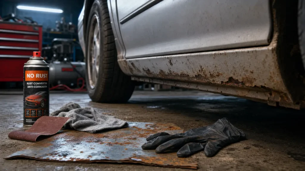 Corrosion voiture : pourquoi le bas de caisse rouille avant le reste