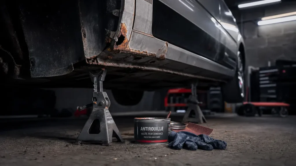 Corrosion voiture : pourquoi le bas de caisse rouille avant le reste
