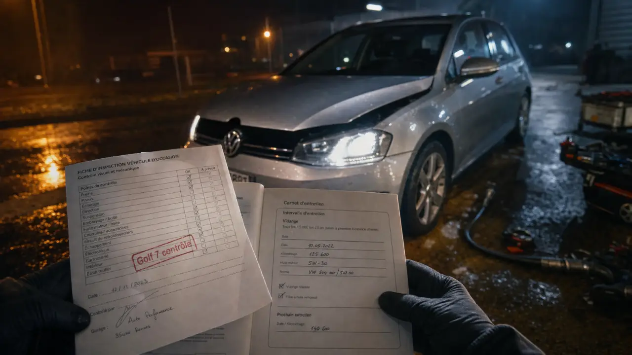 Fiabilité golf 7 : fiche de contrôle moteur avant achat