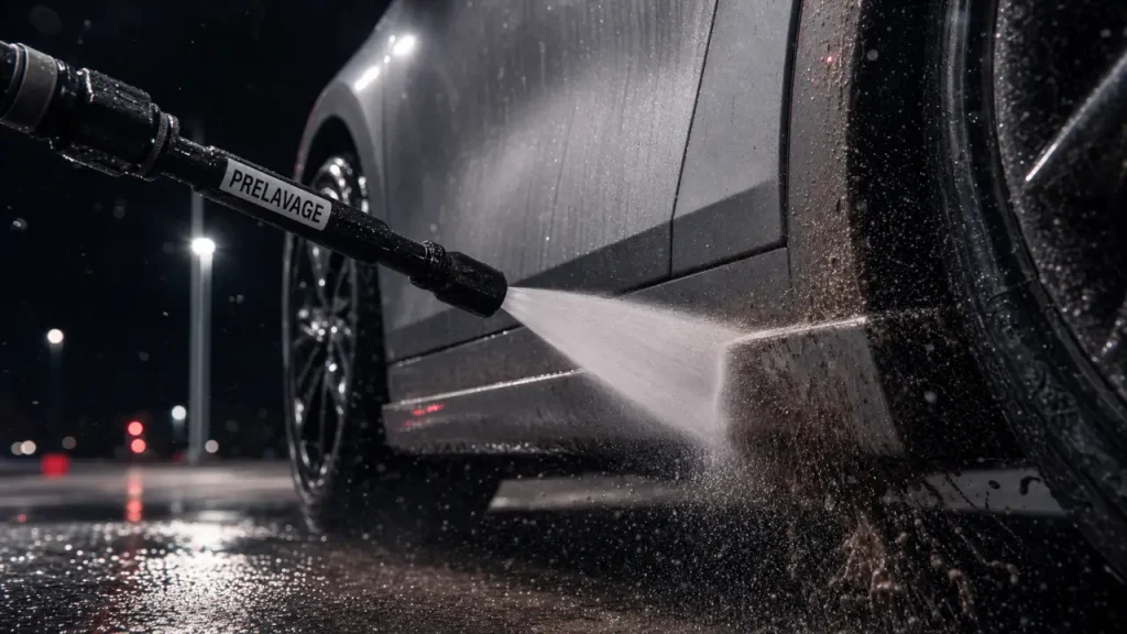 Lavage voiture au Kärcher : pression réglable, buses et erreurs à éviter