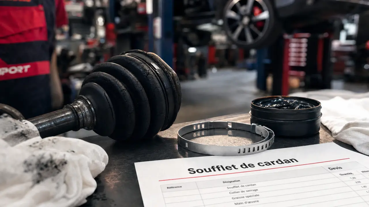 Changement soufflet de cardan prix : devis à vérifier