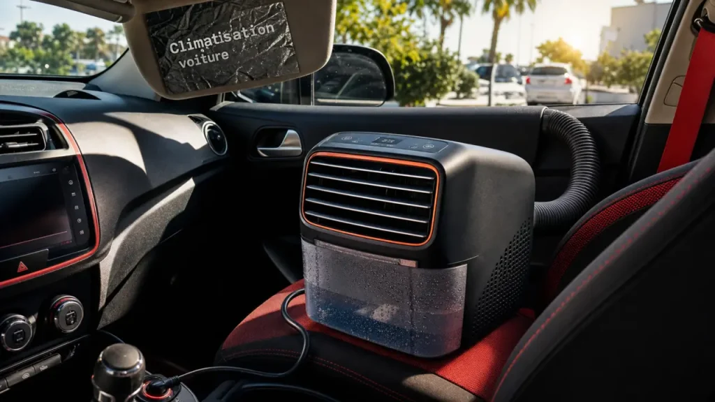 Climatisation voiture portable Norauto : 12V, BTU et compatibilité à vérifier