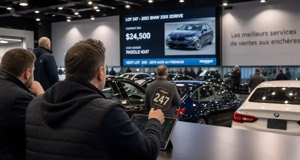 Les meilleurs services de ventes aux enchères de voitures d&rsquo;occasion pour les concessionnaires