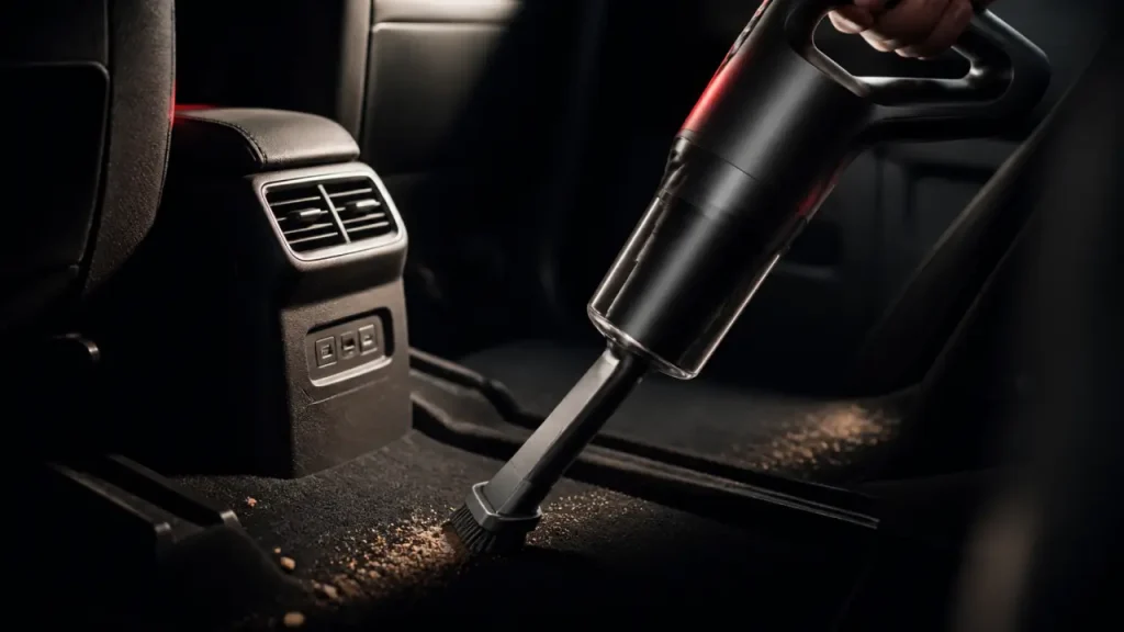 Aspirateur voiture : 20 à 40 minutes d’autonomie et les accessoires qui font la différence