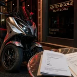 Scooter 300 cm3 permis b, 3 roues homologué L5e en ville