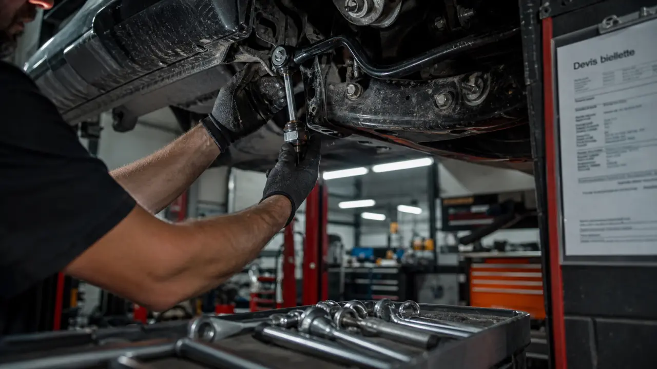Tarif changement biellette de barre stabilisatrice : prix et devis à contrôler