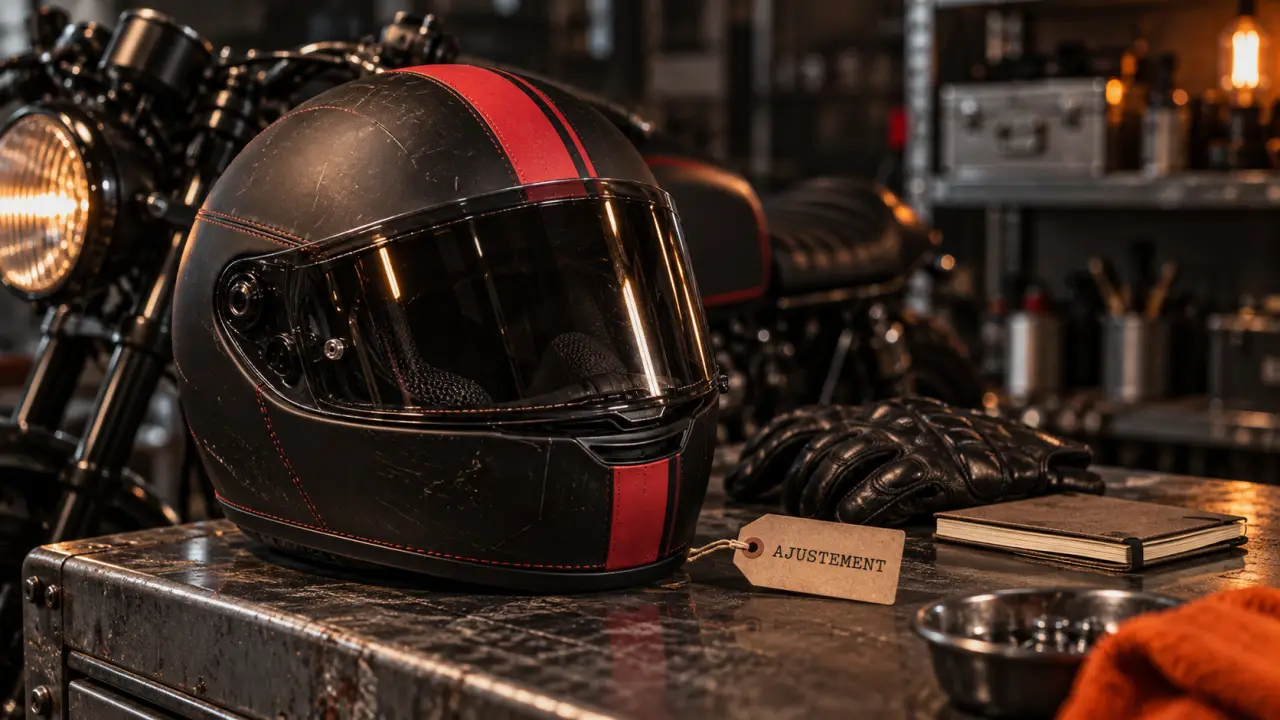 Casque moto design noir mat : style et protection