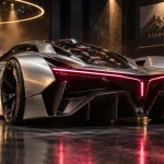 Concept car alpine Alpenglow Hy6 hydrogène 740 ch