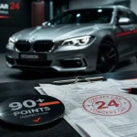 Concept car bergerac : badge 90 points de contrôle en showroom