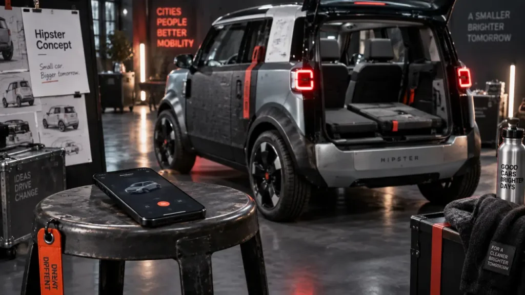 Dacia Hipster Concept : moins de 800 kg pour quatre places, mais pas encore une citadine de série