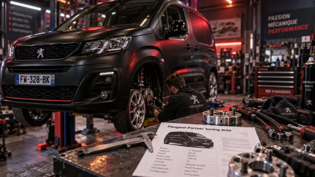 Peugeot Partner tuning auto : personnalisez le style, le comportement et l’usage quotidien
