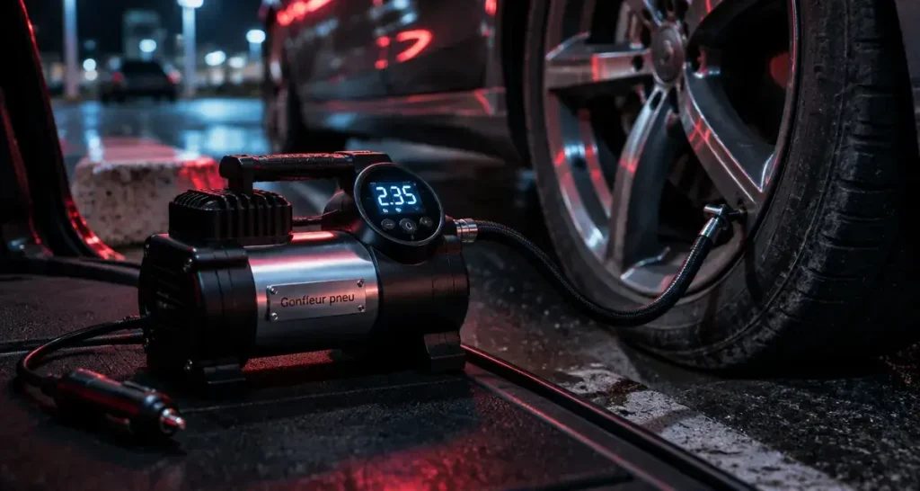 Gonfleur pneu voiture : le 12 V reste pratique, la batterie offre plus de liberté