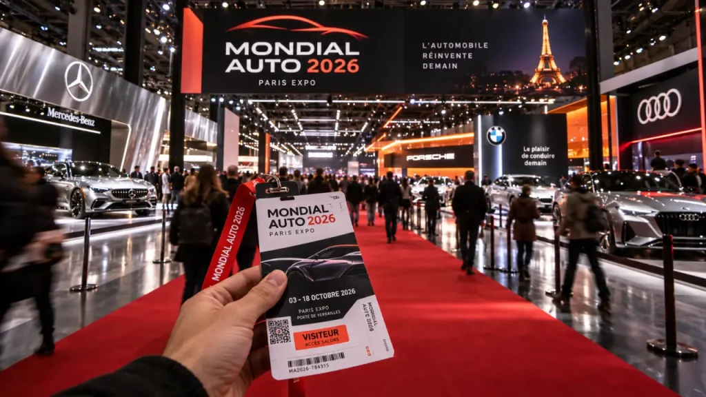 Salon de l’automobile Paris 2026 : réserver en ligne pour payer moins cher