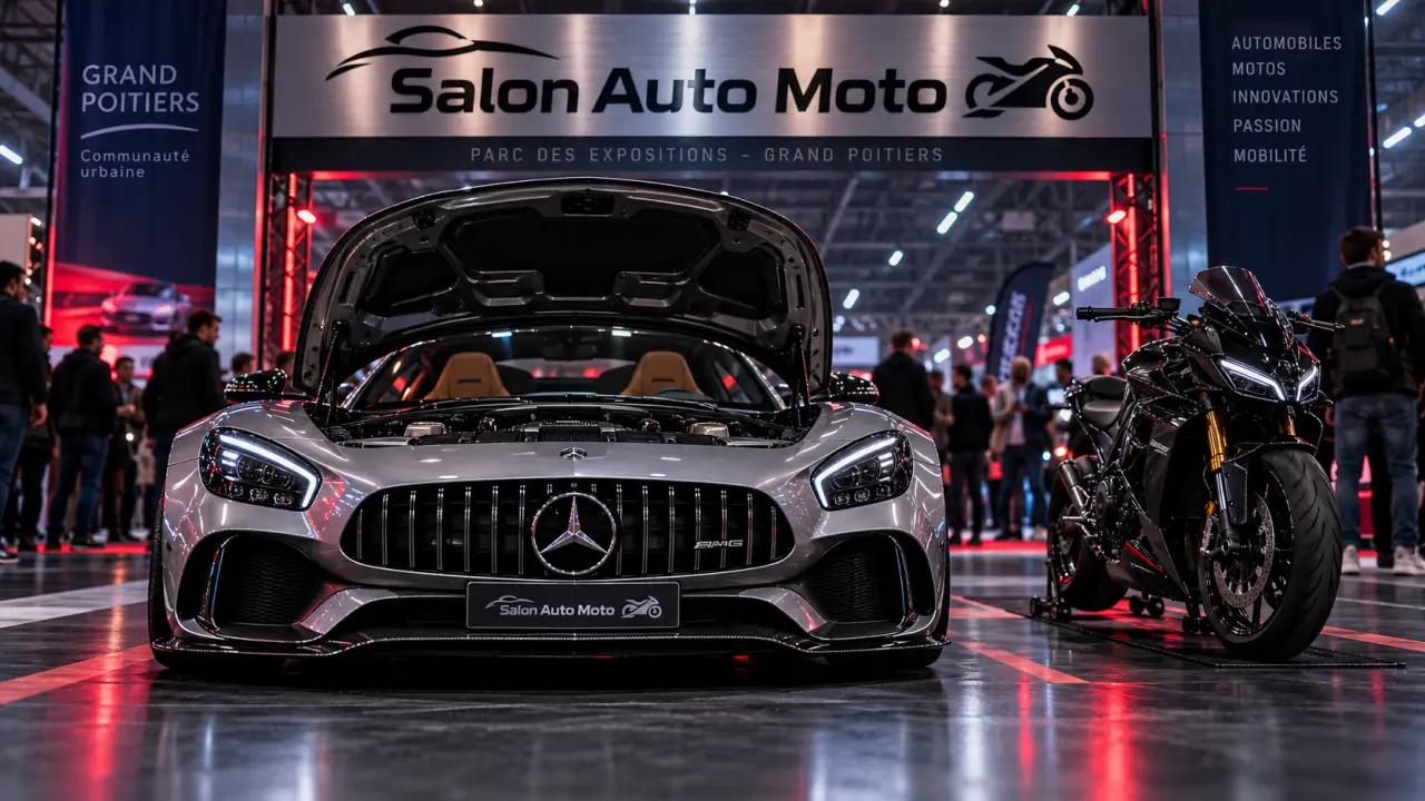 Salon de l automobile poitiers : hall auto moto, supercar et moto